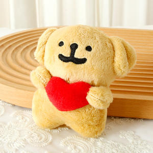 Üretici fabrika özel güzel köpek peluş anahtarlık ile harika detaylar tam komik karakter çanta uğuru öğrenciler için - Product Image 6