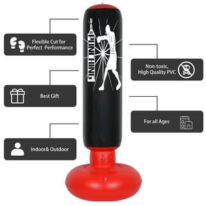 Vente en gros PVC gonflable boxe <span class=keywords><strong>sac</strong></span> <span class=keywords><strong>de</strong></span> boxe <span class=keywords><strong>avec</strong></span> gobelet à base d'eau mannequin jouet pour enfants - Product Image 3