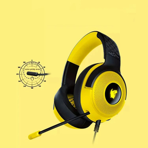 <span class=keywords><strong>Razer</strong></span> <span class=keywords><strong>Kraken</strong></span> V3 X Pikachu <span class=keywords><strong>Auriculares</strong></span> para juegos con cable RGB con PRINCIPIO DE vocalismo dinámico Dispositivo de audio para juegos de diadema - Product Image 3