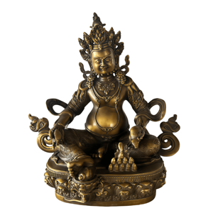 Gussmessing-Statue des Tibetischen Buddhistischen Reichtumsgottes, eine <span class=keywords><strong>Buddha</strong></span>-Statue für Eröffnungszeremonien und Anbetung - Product Image 1