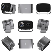Projecteur portable V100 transfrontalier - Projecteur intelligent Full HD pour la maison et le bureau, HIFI STEREO 3D, Android OS, pour usage professionnel et éducatif