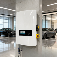 Nueva Estación de Carga Comercial para Vehículos Eléctricos 7-40kW CCS2 Gun OCPP 1.6J Curva Montada en Pared Solución de Estacionamiento para Flotas Jinghu TA-DC-WDM-B IP54