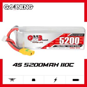 Hot Sales GAONENG GNB Li-polymer 5200mah 4S 14.8V 110C 220C XT60 XT90S Anti Private Mold <b>RC</b> Car Accessories Fixed Wing - Product Image 3