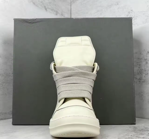 2026 Top Men's Shoes High Top Women's Shoes Black Lace up Designer Luxury Leather Platform Casual Flat shoes Fashion Martin <b>Boot</b> - Product Image 5