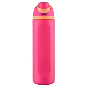 Bouteille d'eau isotherme en acier inoxydable de 28 oz, écologique, pour le sport et les voyages en extérieur, avec impression sérigraphiée, paille et poignée - Product Image 1