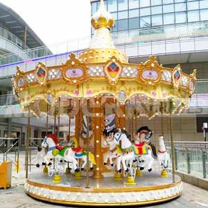 Manèges de parc d'attractions Merry Go Round <span class=keywords><strong>Manege</strong></span> pour <span class=keywords><strong>enfants</strong></span> 12-16 sièges Carrousel pour <span class=keywords><strong>enfants</strong></span> - Product Image 3