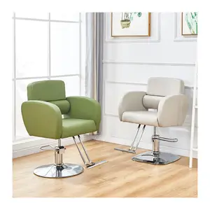 Vente en gros de chaise de coiffeur réglable à 360 rotations meubles de salon de barbier chaise de coiffeur à la mode chaise de coiffeur moderne