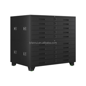 Bản đồ văn phòng lắp ráp tủ với bánh xe Tủ kế hoạch lưu trữ nộp hồ sơ cán nguội thép kim loại đồ nội thất A0 và A1 vẽ - Product Image 2