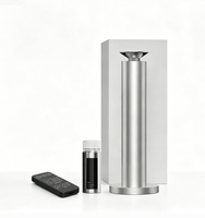 Diffuseur d'huiles essentielles sans eau en alliage d'aluminium, rechargeable, contrôlé par application, pour bureau, décoration de chambre d'hôtel
