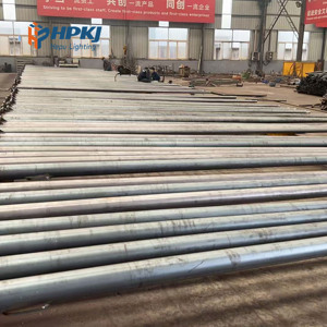Poteau d'éclairage extérieur en acier galvanisé Q235 Q355 de haute qualité, 6m 8m 10m 12m, à prix compétitif - Product Image 2