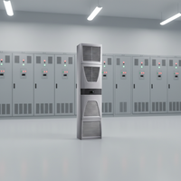 Unité de refroidissement de coffret de commande Rittal SK3329540 neuve et originale, programmation PLC, contrôle industriel, 128 entrées/sorties, 64 mémoires, 380V