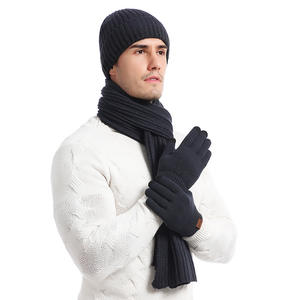 Conjunto de <span class=keywords><strong>Gorro</strong></span>, Guantes y Bufanda de Punto Jacquard con Dibujos Animados para <span class=keywords><strong>Invierno</strong></span>, Cálido, Acrílico, Unisex, de <span class=keywords><strong>Marca</strong></span> - Product Image 5