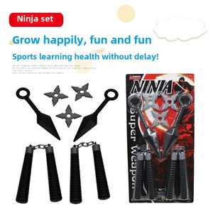יפנית הנינג 'ה-prop סימולציה <span class=keywords><strong>samurai</strong></span> אנימה כפול knuckle תווית חד תגית ילדים