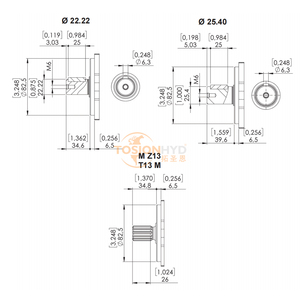 Bombas de Pistones Axiales de Desplazamiento Fijo Hidráulicas PWG Originales MF 21/28/35, 1-100 Bares, Garantía de un Año - Product Image 4