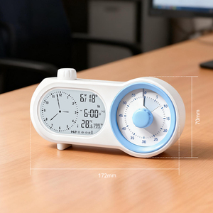 Minuterie visuelle 2 en 1 bon marché pour la salle de classe, enseignement, jeux, petite table, horloge numérique, station, réveil pour les élèves du secondaire - Product Image 2