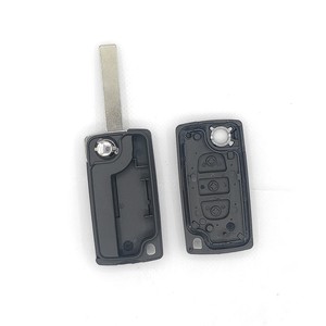 Accessoires automobiles pour voiture Coque <span class=keywords><strong>de</strong></span> clé vierge Housse <span class=keywords><strong>de</strong></span> remplacement pour porte-clés Fit for Peugeot Citroën 2/3buttons - Product Image 6