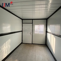 JJM Chinois 20 pieds Russie 100 MM Panneau mural préfabriqué Maison pliable Maison conteneur pliable en acier sandwich