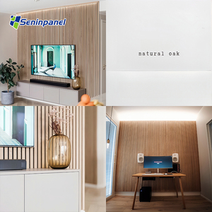 Pannello Acustico Decorativo 3D in <span class=keywords><strong>Legno</strong></span> e MDF, Pannello a <span class=keywords><strong>Doghe</strong></span> Ondulate Flessibili e Curvabili - Product Image 6