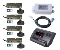 Capteur de pesage à poutre cantilever haute précision avec écran LCD, 0,1t-10t, support antidérapant réglable, ancrage OEM en acier allié