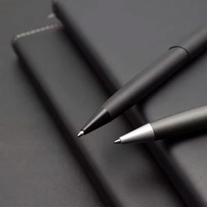Stylo à bille en métal de luxe de haute qualité, stylo promotionnel avec logo personnalisé, noir mat, adapté à la promotion d'entreprise - Product Image 5