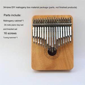 DIY <span class=keywords><strong>Kalimba</strong></span> 17 tons 21/34 tons assemblage pour enfants piano à doigts en bois développement des talents cadeau d'éducation parent-<span class=keywords><strong>enfant</strong></span> pour fille - Product Image 6