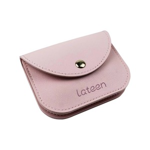 Cartera de Cuero PU Personalizada, Color Caramelo, para Tarjetas y Monedas, Mini, Portátil, Multifuncional, con Doble Hebilla - Product Image 5