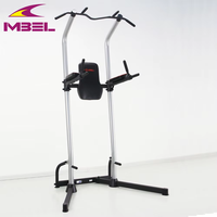 Tour de musculation multifonction réglable, rack pour haltères, station de dips, barre de traction, acier, entraînement sportif à domicile, divertissement