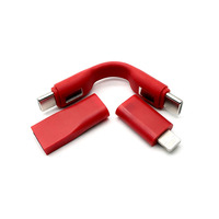 Cable de Datos Multifuncional Versátil de Carga Rápida con Diseño Simple, Ideal para Viajes y Uso en la Oficina