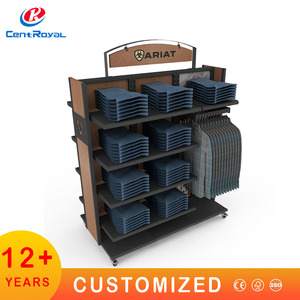 Expositor <span class=keywords><strong>de</strong></span> Metal Personalizado con Recubrimiento en Polvo para Calzado Deportivo, Perchero, Estante para Ropa Interior, Sujetadores, Jeans, Lencería y Zapatos - Product Image 3