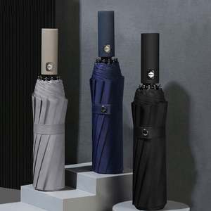 Oem 21 Inch Auto Rain 3-Folding Custom Logo Colorful All-Season Promotion Opening Automatic <b>Umbrella</b> - Product Image 5