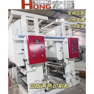 Machine d'impression en gravure bicolore Hongtong RHT-B600 pour l'impression de films fins, plastifiés et de papier en rouleau OPP - Product Image 4