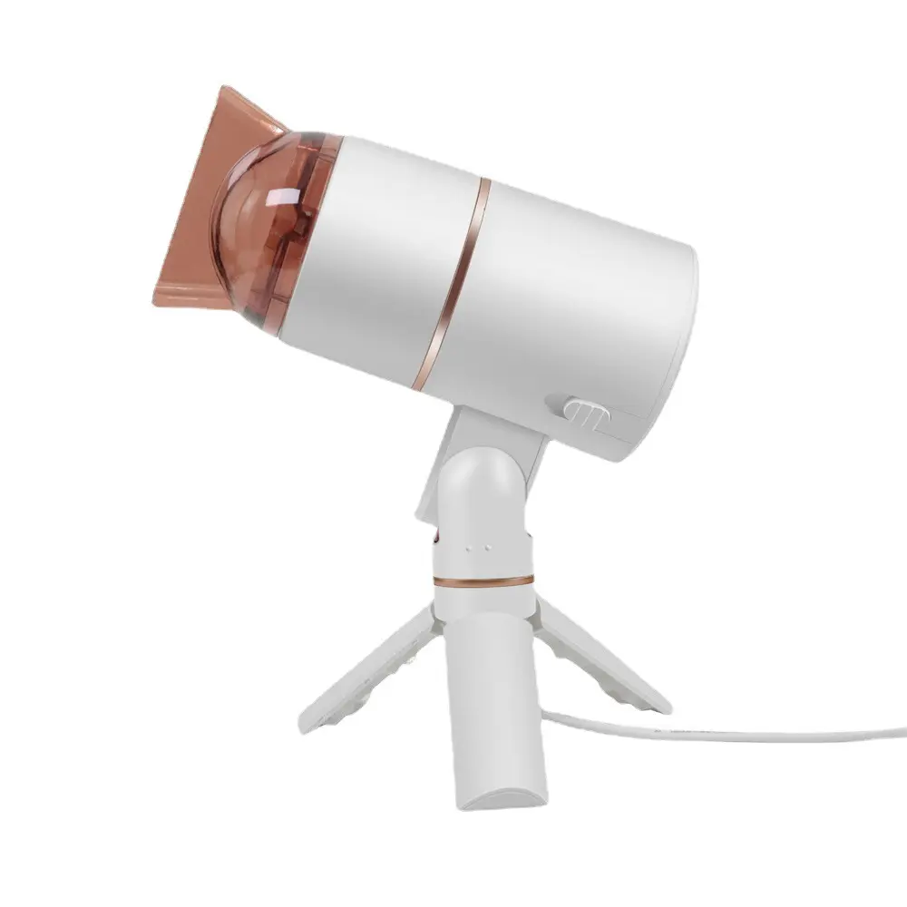 Electric Three-Gear Foldable Negative Ion Standing Hair Dryer for Desktop Use for Home and Hotel Applications Factory Source
