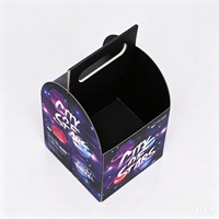 Individuell Bedruckte Hochwertige Einweg-Geschenkbox aus Karton mit Griff UV- & Goldfolien-Druck Recycelbare Kosmetikverpackung