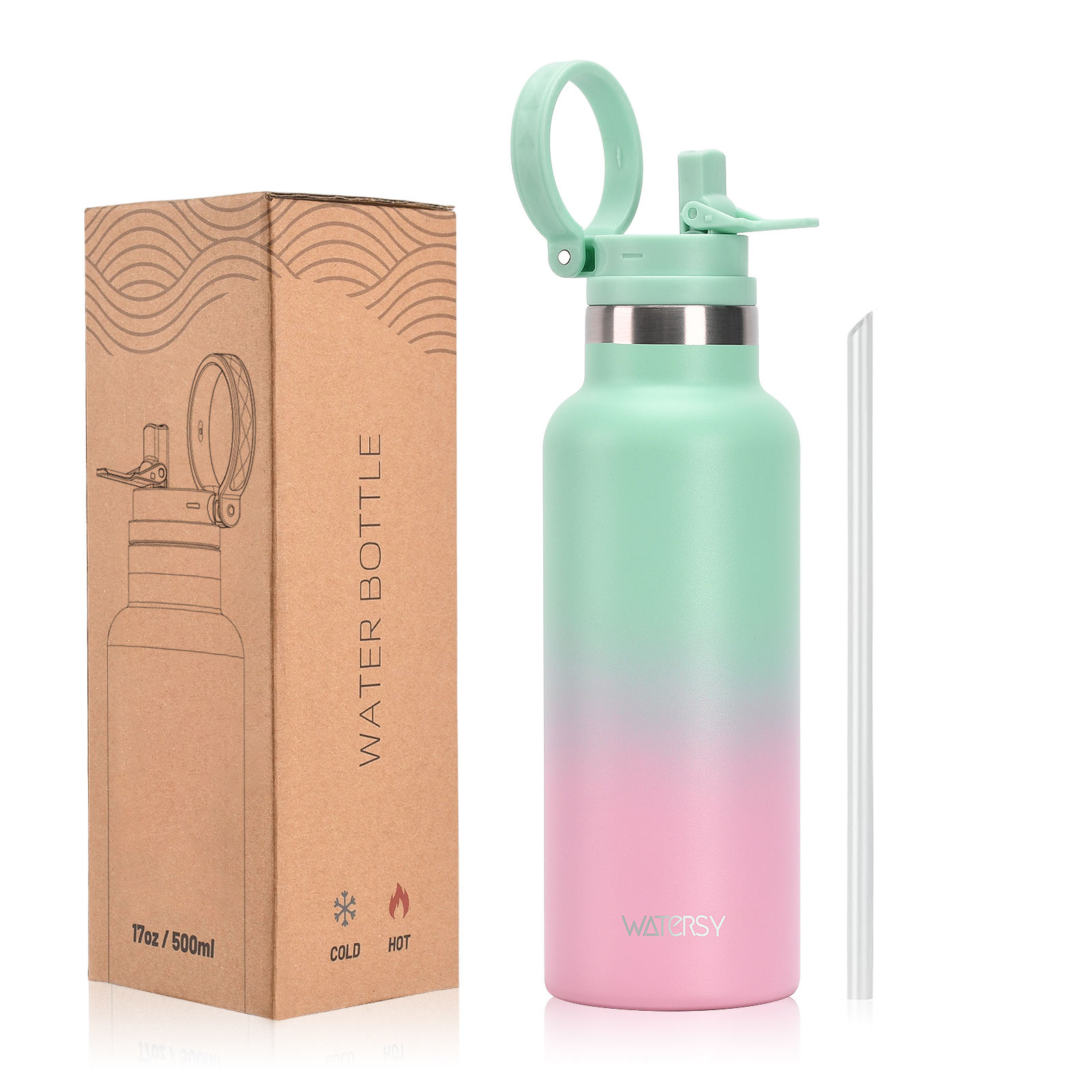 สีเขียวสีชมพู