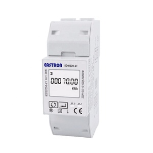 Medidor de kWh monofásico de, medidor de potencia de energía de doble tarifa, medidor eléctrico inteligente <span class=keywords><strong>Modbus</strong></span> de montaje en riel DIN - Product Image 1