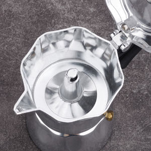 Voyage Mini Portable En Aluminium Espresso Café Moka Pot <span class=keywords><strong>Professionnel</strong></span> Espresso Cafetière - Product Image 4