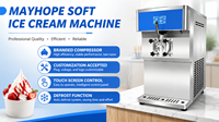 Machine à glace molle à saveur unique pour Açaï