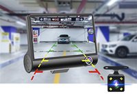 Aotwdr — caméra de tableau de bord à trois objectif 4.0 pouces, DVR 3, enregistreur de conduite, double objectif, vision arrière, détection de mouvement