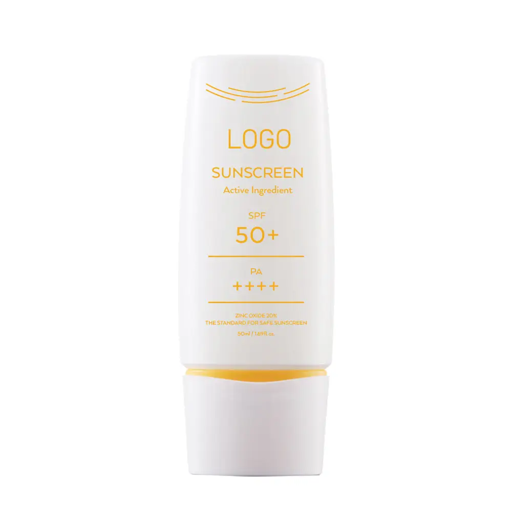 Aixin Label pribadi pelindung matahari Spf 50, tabir surya Korea dengan seng oksida melindungi sinar matahari, Losion penahan matahari tahan air