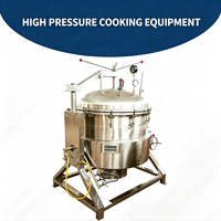 Autocuiseur Industriel Commercial en Acier Inoxydable Grande Capacité, Cuve de Cuisson Industrielle 50L-1000L pour Ligne de Production Alimentaire