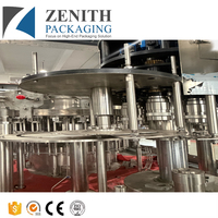 Machine de remplissage de boissons en bouteille / Système de nettoyage en ligne CIP / Démontage automatique haute productivité / Précision de 1 mm