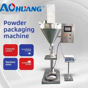 Alimentateur de vis semi-automatique industriel à vis sans fin pour sel, lait en poudre, talc pour bébé, poudre pour le visage, épices, remplissage de bouteilles, emballage de boissons et sachets - Product Image 6