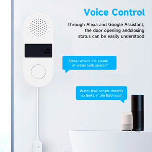 Tuya WiFi Water Leak Sensor 130DB Water Leak <strong>Detector</strong> Smart Life APP Notification Alerts Water <strong>Flood</strong> Leak Alarm Home Security - Product Image 2