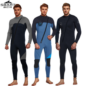 Shark <span class=keywords><strong>Bart</strong></span> 3mm combinaison une pièce pour hommes manches longues résistant au froid chaud surf costume avant méduse Logo Protection solaire respirant - Product Image 1