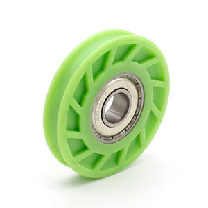 Rouleaux de roulement revêtus de POM en gros d'usine, glissières verticales en plastique en forme de U, rails de glisse, roues en plastique - Product Image 5