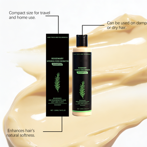 โรสแมรี่ ไฮโดรไลซ์ เคราติน วอลูมไนซิ่ง แชมพู ทำความสะอาดอย่างอ่อนโยน ให้ความชุ่มชื้น บำรุงผมให้เรียบลื่น ดูหนานุ่มอย่างเป็นธรรมชาติ - Product Image 6