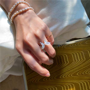 WENCHI Small Rice Grain Natural Pearl <b>Bracelet</b> with <b>Elastic</b> 14K Gold Accents 17cm 30g - Product Image 4