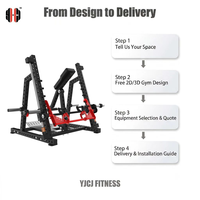 Machine d'entraînement Smith Row avec barre guidée et banc réglable – Équipement de musculation du haut du corps pour salle de sport commerciale