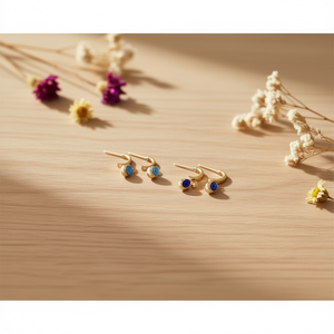 Pendientes de Moda Zi, Chapados en Oro, de Acero Inoxidable para Mujer, Juego de Regalo de Joyería, 12 Piezas - Product Image 3