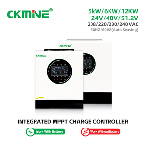 Onduleur solaire hors réseau 6KW 48V à double sortie avec chargeur MPPT 120A pour systèmes d'alimentation domestiques et agricoles au Nigeria, au Pakistan, au Kenya et en Afrique du Sud - Product Image 2